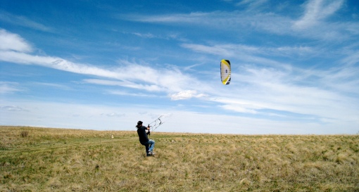 Kite flying @ Nosehill Park