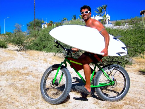 Baja beach fat biking...